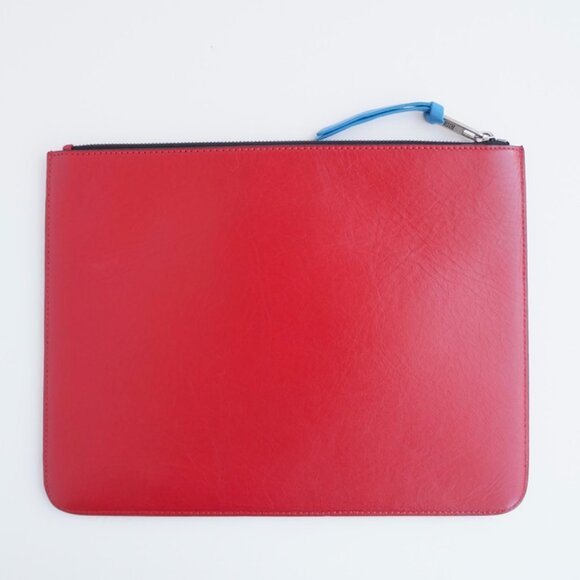 Authentic Preowned Givenchy Red Leather Clutch - Picture 6 of 13